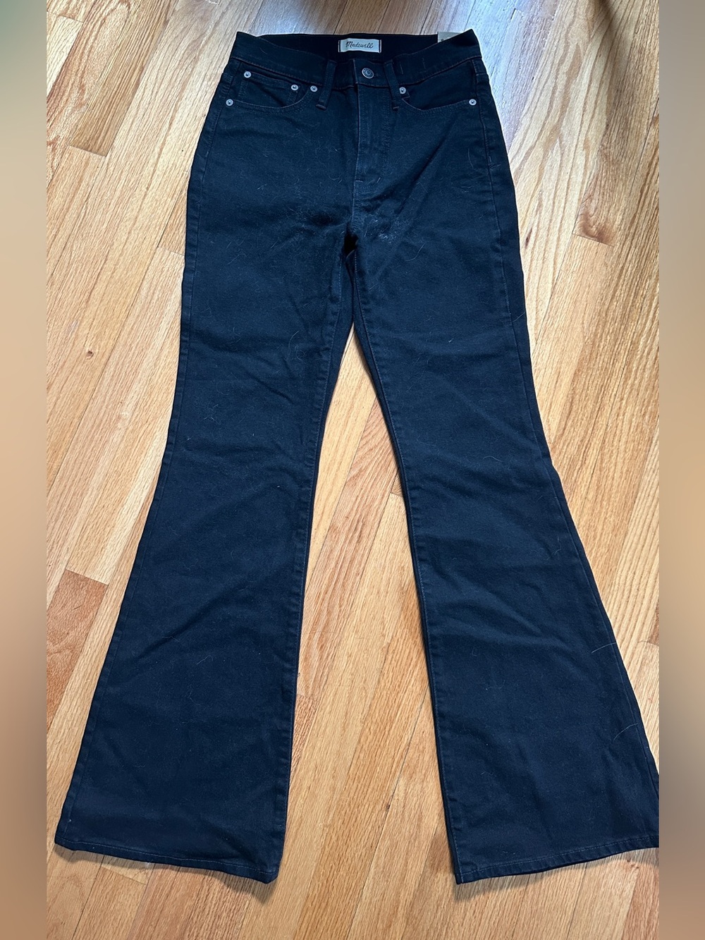 Madewell Black Flare Jeans